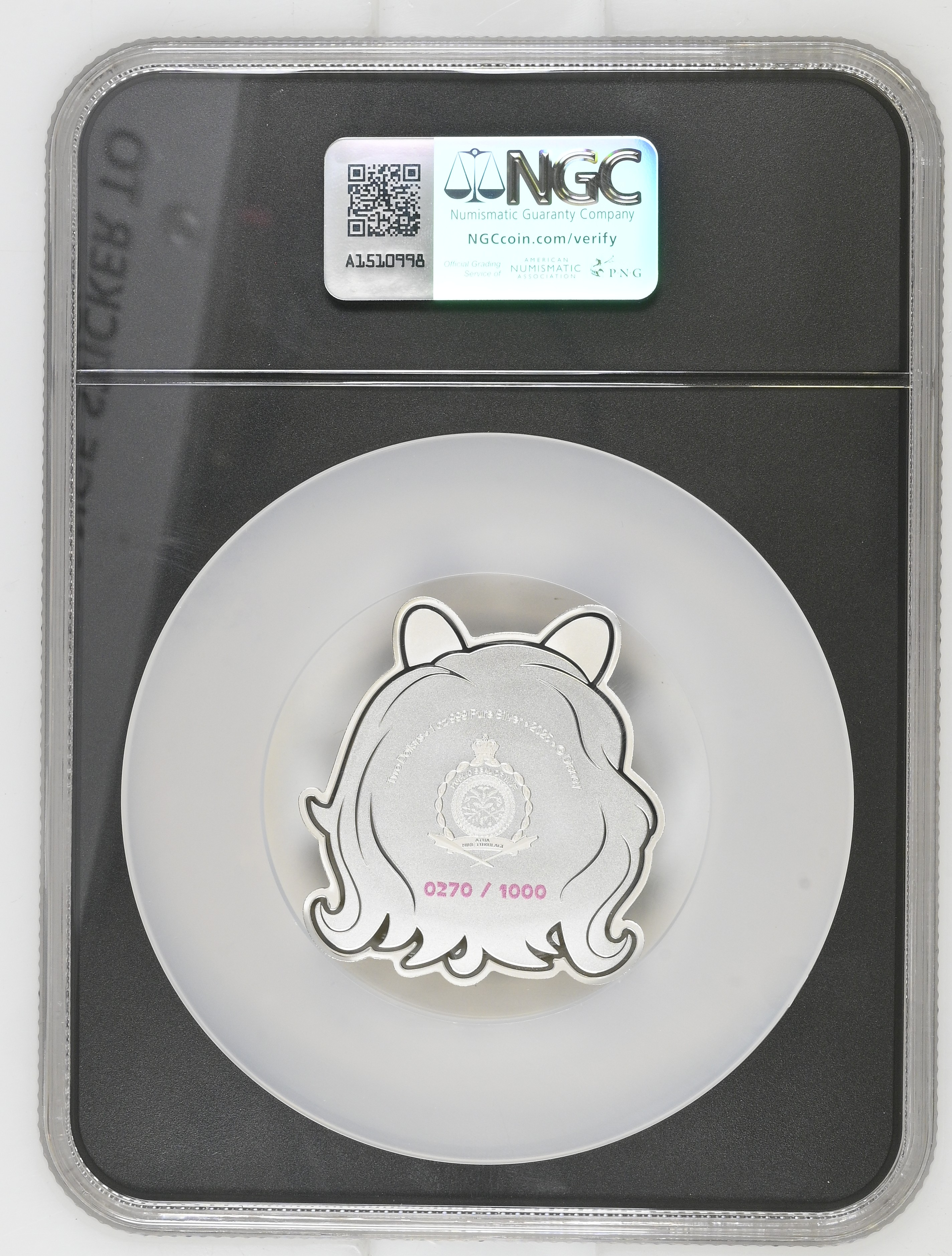 Reverse — Niue 2 Dollars 2025 — Cert 8670418-052